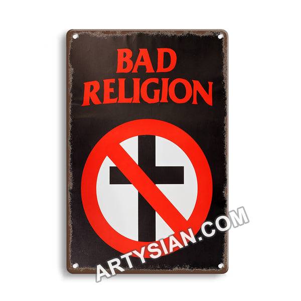 ARTYSIAN Bad Religion, 1988 Metal Sign 30X20cm