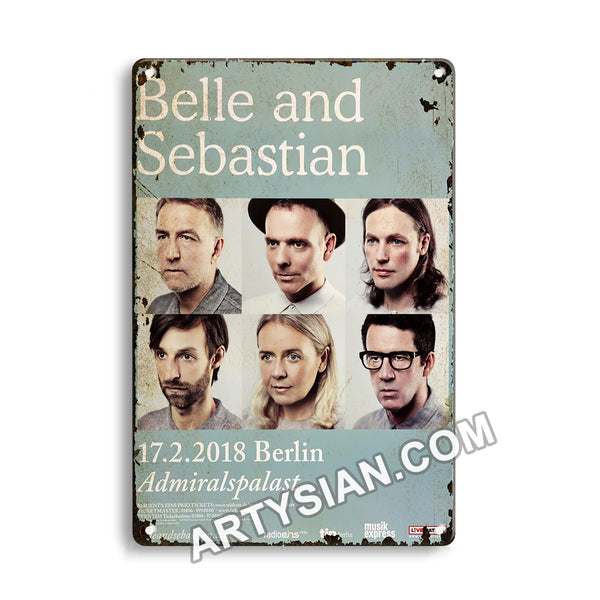 ARTYSIAN Belle and Sebastian - How To Solve Our Human Problems, Berlin 2018Metal Sign 30X20cm