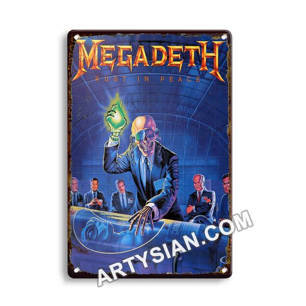 ARTYSIAN Megadeth, 1990- Metal Sign 30X20cm
