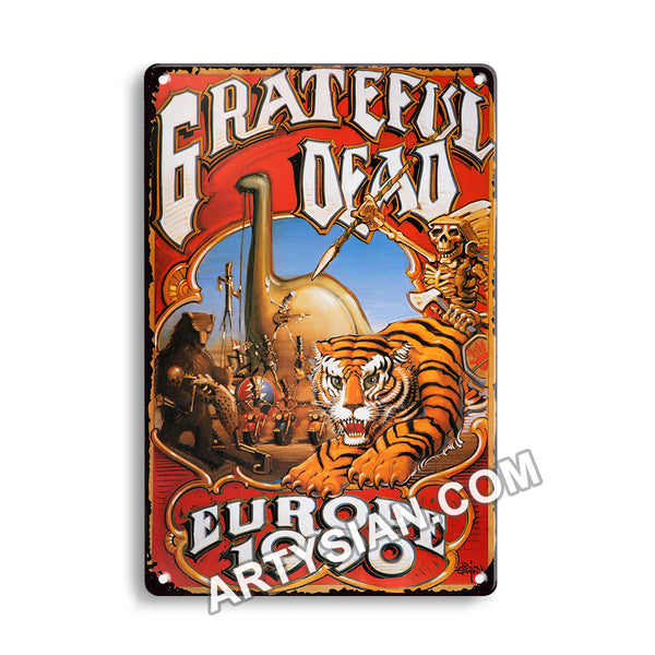 ARTYSIAN Greatfull Dead, 1990Metal Sign 30X20cm