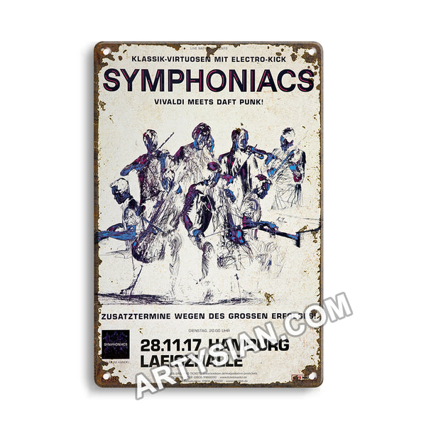 ARTYSIAN Symphoniacs - Vivaldi Meets Daft Punk !, Hamburg 2017Metal Sign 30X20cm