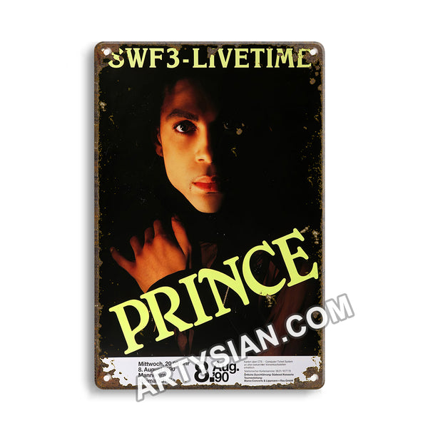 ARTYSIAN Prince, Mannheim 1990-Metal Sign 30X20cm