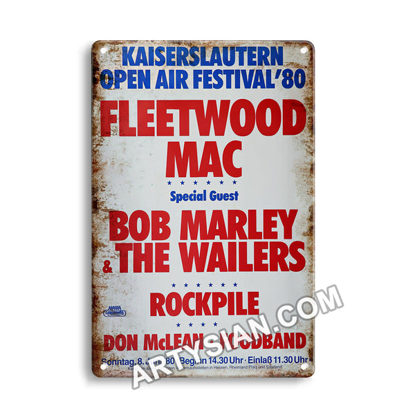 ARTYSIAN All The Best Open Air Festival´s, Kaiserslautern 1980 Metal Sign 30X20cm