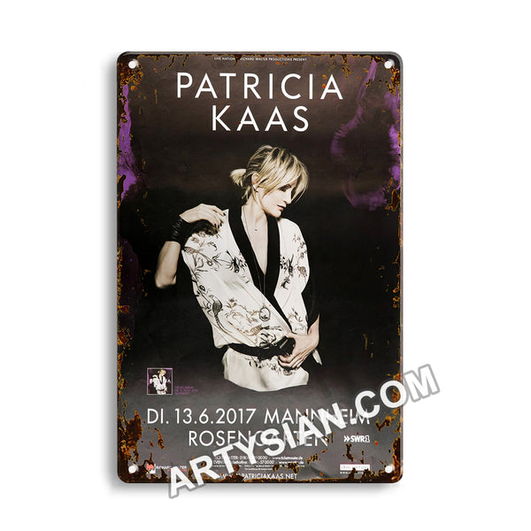 ARTYSIANPatricia Kaas - Le jour et lheure, Mannheim 2017-Metal Sign 30X20cm