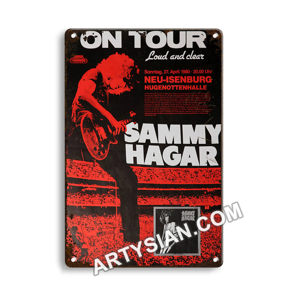 ARTYSIAN Sting, Frankfurt 1993Metal Sign 30X20cm