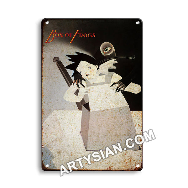 ARTYSIANBox Of Frogs - Box Of Frogs, No Town 1984 Metal Sign 30X20cm