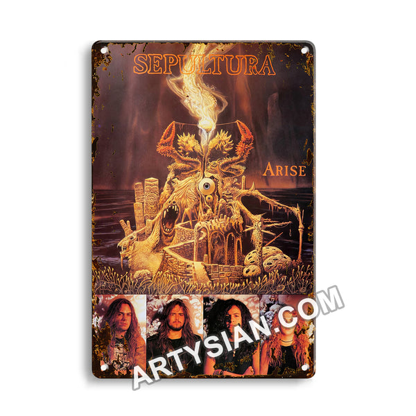 ARTYSIAN Sepultura, 1991-Metal Sign 30X20cm
