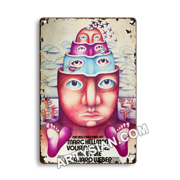 ARTYSIAN The New Dave Pike Set, 1977-Metal Sign 30X20cm