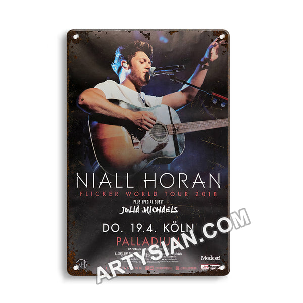 ARTYSIAN Niall Horn - Flicker World Tour, Köln 2018Metal Sign 30X20cm