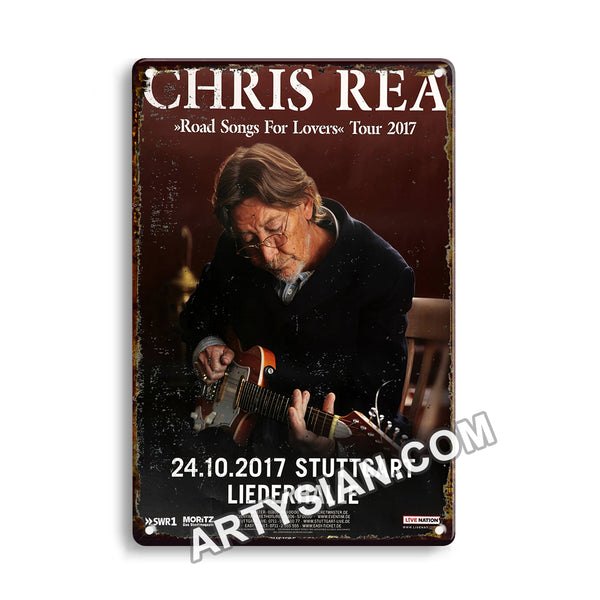 ARTYSIAN Chris Rea - Road Songs For Lovers, Stuttgart 2017Metal Sign 30X20cm