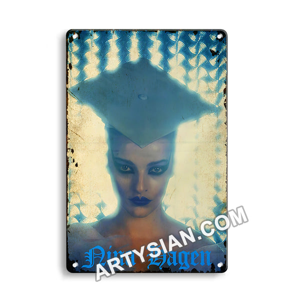 ARTYSIAN Nina Hagen - In Person, 1979 - Konzertplakat- Metal Sign 30X20cm