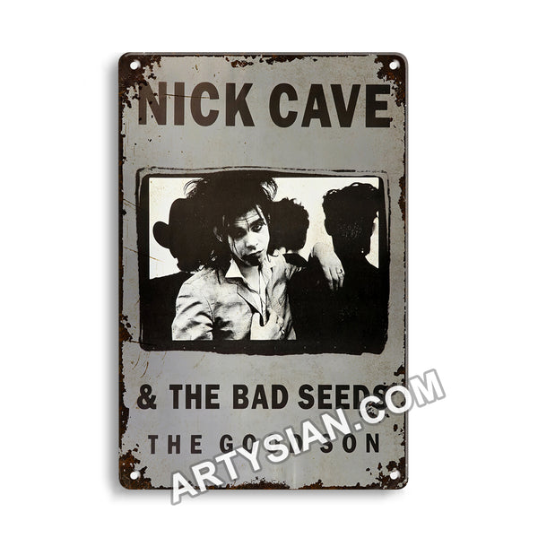 ARTYSIAN Nick Cave & The Bad Seeds, 1990-Metal Sign 30X20cm