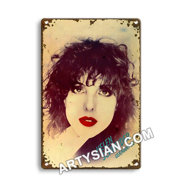 ARTYSIAN Helen Schneider with the Kick - Live in Germany , 1980 - KonzertplakatMetal Sign 30X20cm