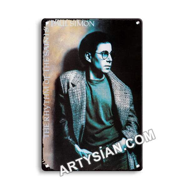ARTYSIAN Paul Simon, 1990-Metal Sign 30X20cm