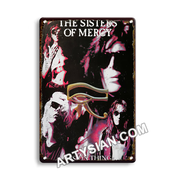 ARTYSIAN The Sisters Of Mercy, 1988Metal Sign 30X20cm