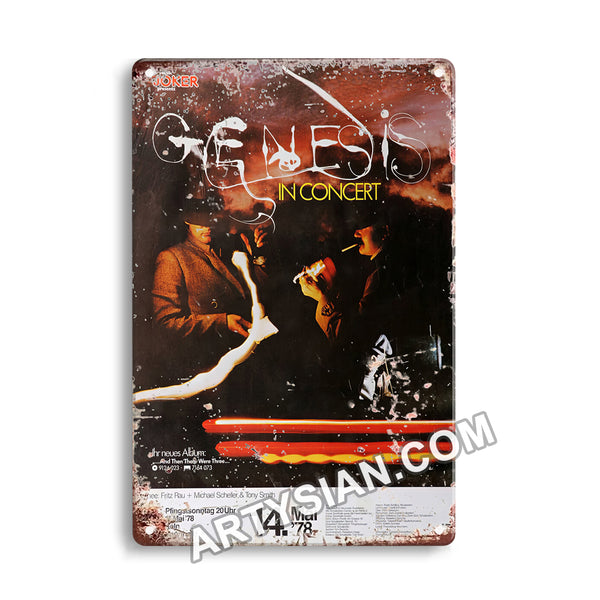 ARTYSIAN Genesis1978, Köln 1978 Metal Sign 30X20cm