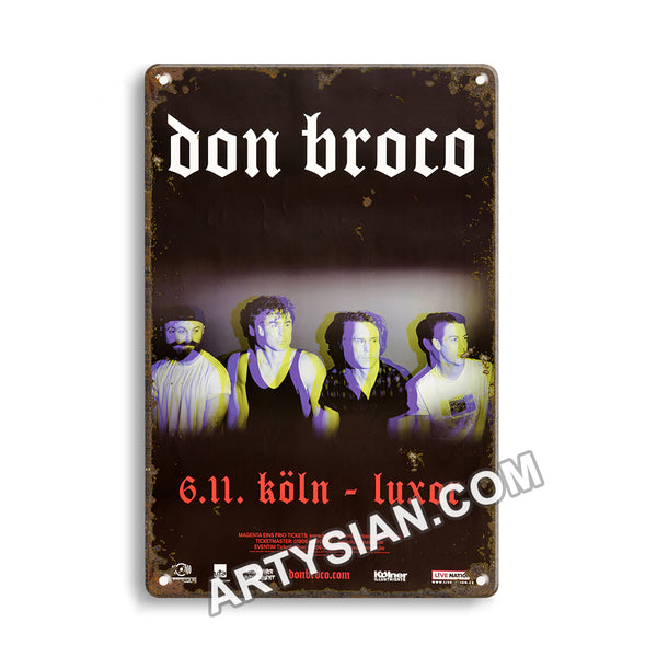 ARTYSIAN Don Broco - Automatic, Köln 2017 - KonzertplakatMetal Sign 30X20cm