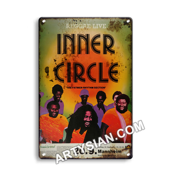 ARTYSIAN Inner Circle, Manheim 1979Metal Sign 30X20cm