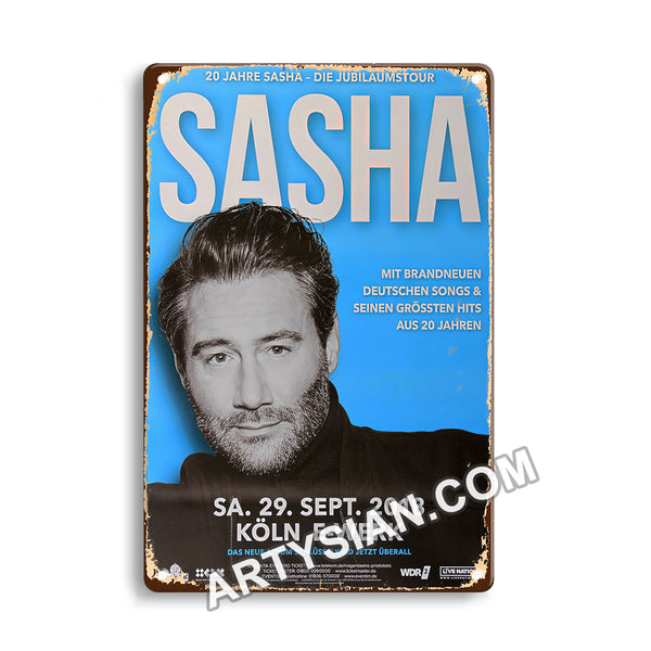 ARTYSIANSasha - 20 Jahre, Köln 2018 - Konzertplakat-Metal Sign 30X20cm