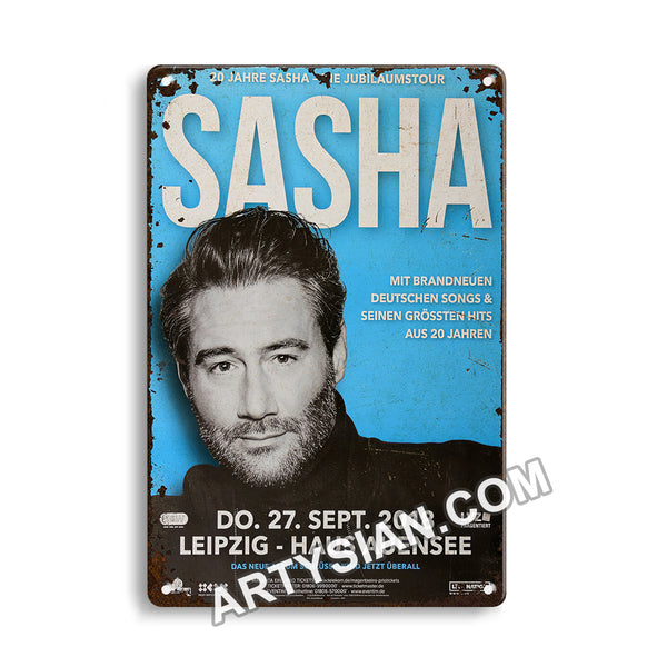 ARTYSIAN Sasha - 20 Jahre, Leipzig 2018 - Konzertplakat-Metal Sign 30X20cm