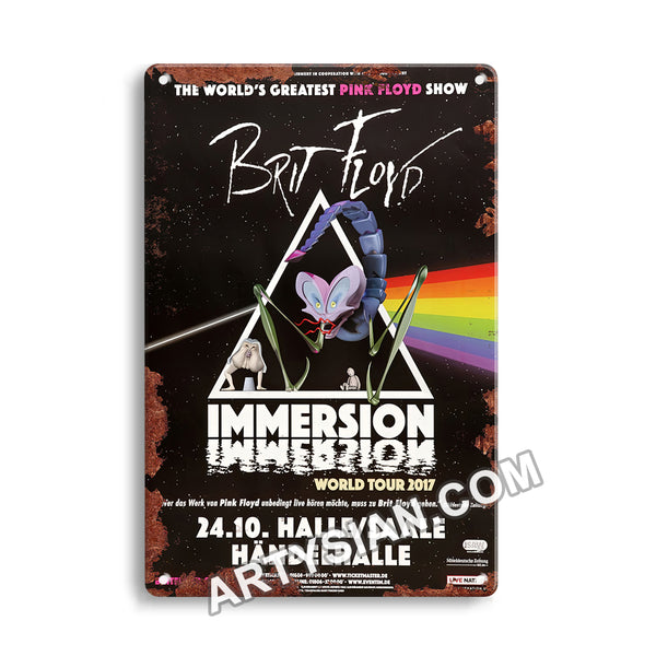 ARTYSIAN Brit Floyd - Immersion, Halle 2017 - KonzertplakatMetal Sign 30X20cm