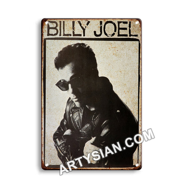 ARTYSIANBilly Joel, 1986 Metal Sign 30X20cm