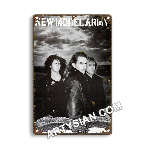 ARTYSIAN New Model Army, 1989Metal Sign 30X20cm
