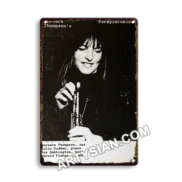 ARTYSIAN Barbara Thompson´s, 1978 Metal Sign 30X20cm