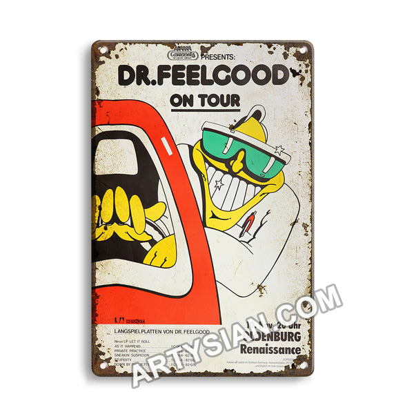 ARTYSIAN Dr.Feelgood, 1978 Metal Sign 30X20cm