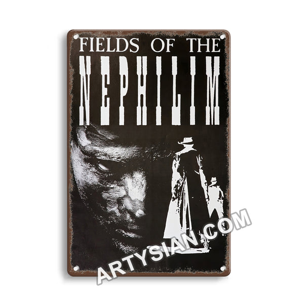 ARTYSIAN Fields Of The Nephilim, 1990Metal Sign 30X20cm