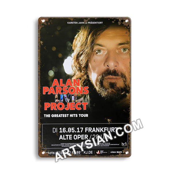 ARTYSIANAlan Parsons Project - Live, Frankfurt 2017 - Konzertplakat Metal Sign 30X20cm