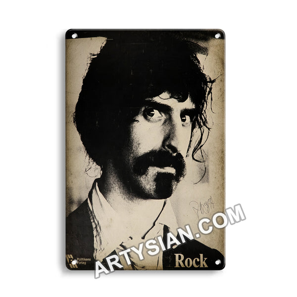 ARTYSIAN Frank Zappa , 1969Metal Sign 30X20cm