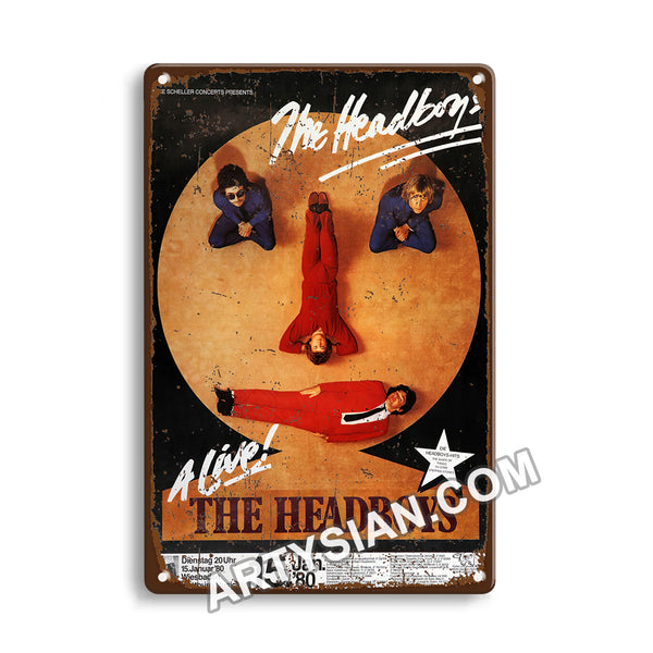ARTYSIAN The Headboys - The Shape Of Things To Come, Wiesbaden 1980-Metal Sign 30X20cm