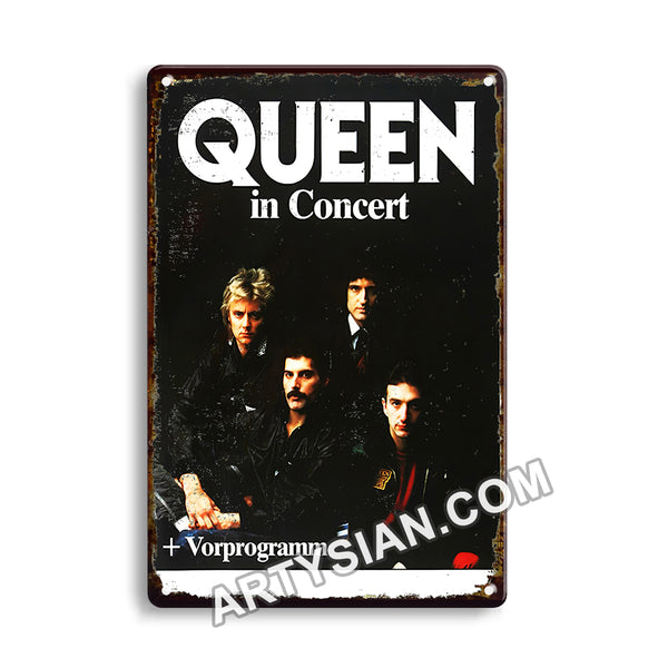 ARTYSIAN Queen - Greatest Hits, 1981 - Konzertplakat-Metal Sign 30X20cm