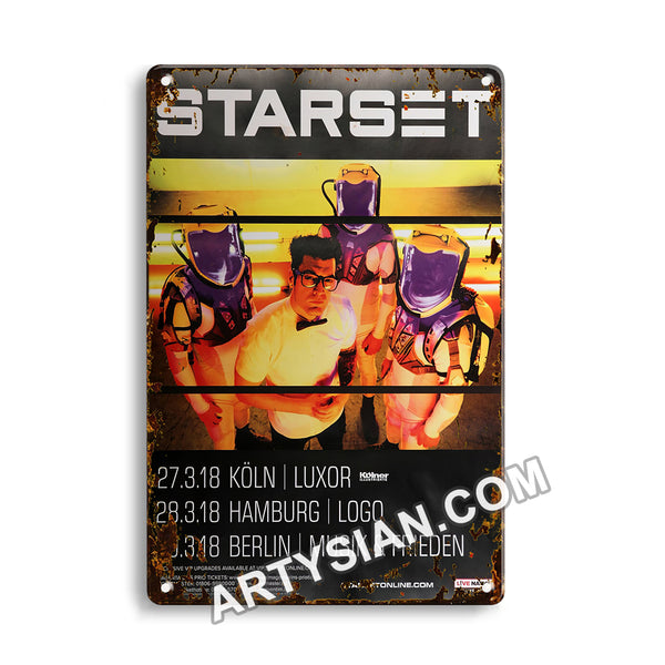 ARTYSIAN Starset - Devisions, All Dates 2018-Metal Sign 30X20cm
