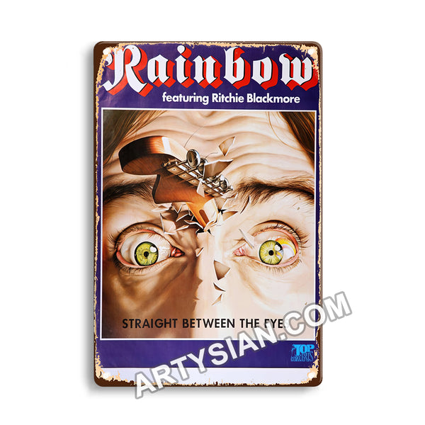 ARTYSIANRainbow, No Town 1982-Metal Sign 30X20cm