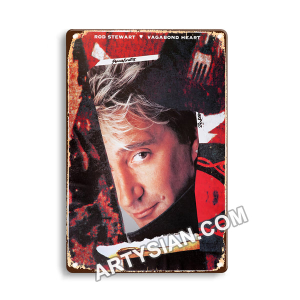 ARTYSIAN Rod Stewart, 1991-Metal Sign 30X20cm