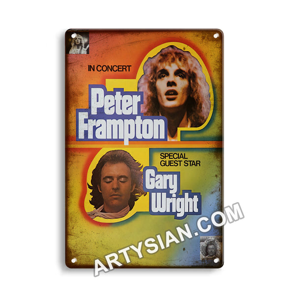 ARTYSIAN Gary Wright, No Town 1976Metal Sign 30X20cm