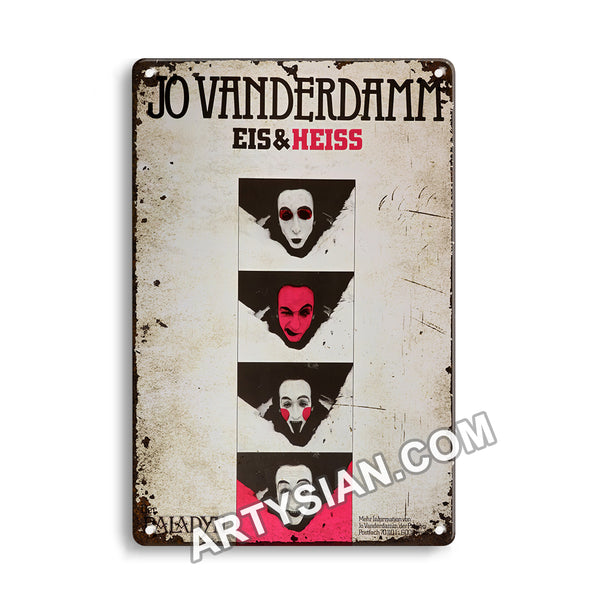 ARTYSIAN Jo Vanderdamm, 1976Metal Sign 30X20cm