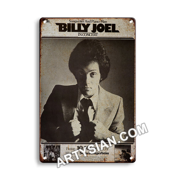 ARTYSIAN Billy Joel, München 1976Metal Sign 30X20cm