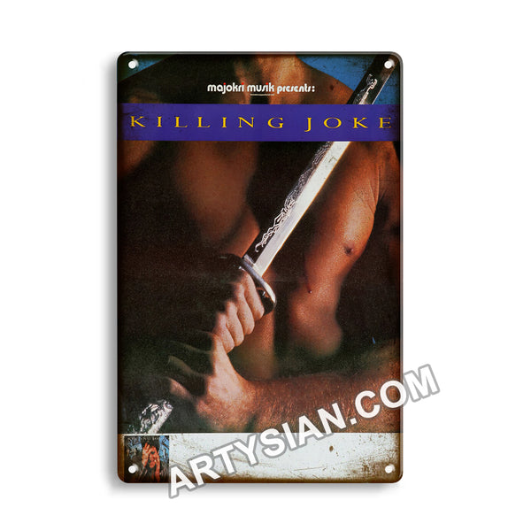 ARTYSIAN Killing Joke - Night Time, No Town 1983Metal Sign 30X20cm