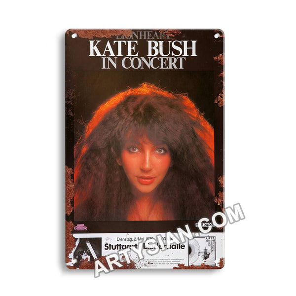 ARTYSIAN Kate Bush, Stuttgart 1979Metal Sign 30X20cm