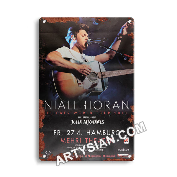 ARTYSIAN Niall Horn - Flicker World Tour, Hamburg 2018- Metal Sign 30X20cm
