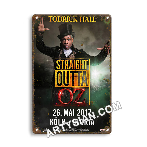 ARTYSIAN Todrick Hall - Straight Outta OZ, Köln 2017Metal Sign 30X20cm