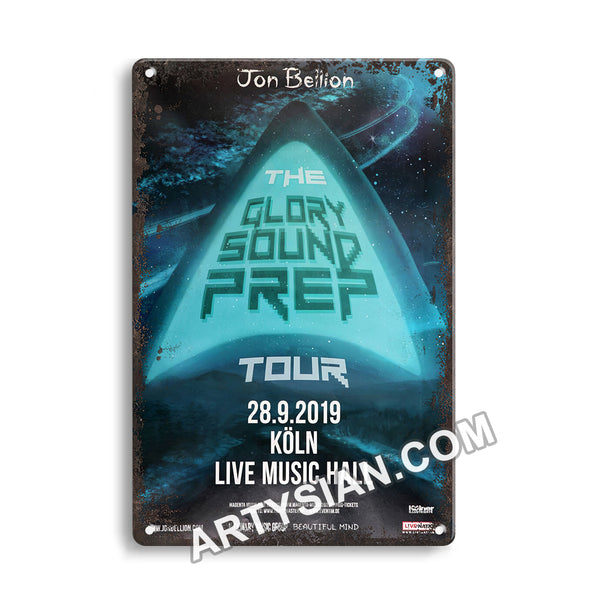 ARTYSIAN Jon Bellion - The Glory Sound Prep Tour, Köln 2019Metal Sign 30X20cm