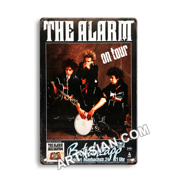 ARTYSIAN The Alarm - Declaration, Frankfurt 1984-Metal Sign 30X20cm