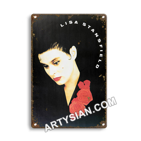 ARTYSIAN Lisa Stansfield, 1991Metal Sign 30X20cm