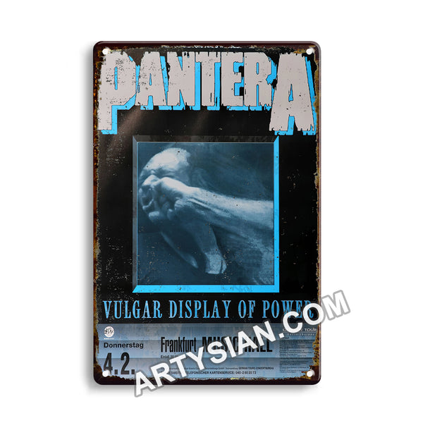 ARTYSIAN Pantera, Frankfurt 1992Metal Sign 30X20cm