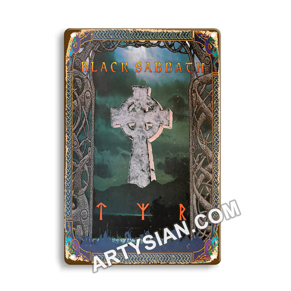 ARTYSIAN Black Sabbath, 1991 Metal Sign 30X20cm