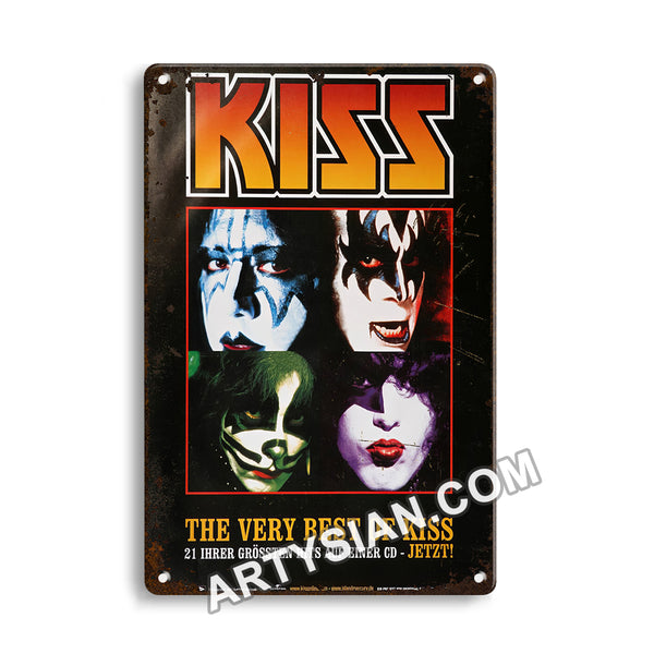 ARTYSIAN KISS, No Town 2002Metal Sign 30X20cm